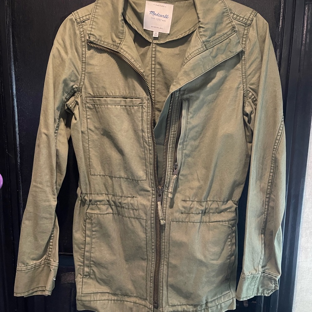 Madewell Utility Jacket in Sage Green